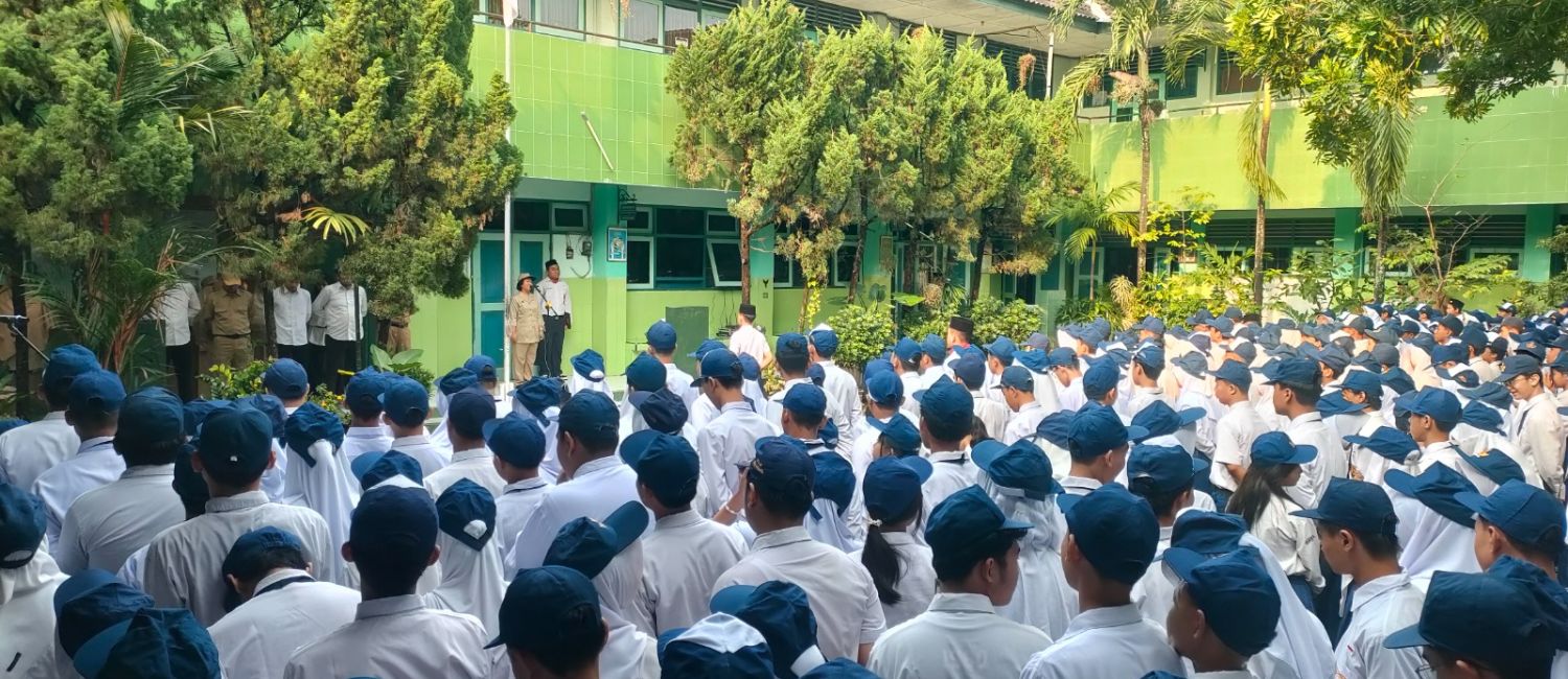 Upacara Bendera SMP Negeri 7 Yogyakarta Senin, 6 April 2026