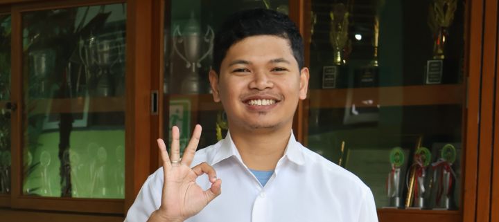 Ardiansyah Budi Pratama, S.Pd., (GPK) yang peduli dengan anak-anak berkebutuhan khusus