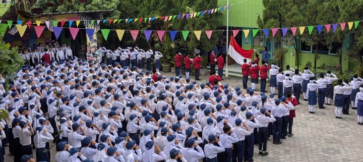 SMP Negeri 7 Yogyakarta Gelar Upacara HUT ke-81 Kemerdekaan RI