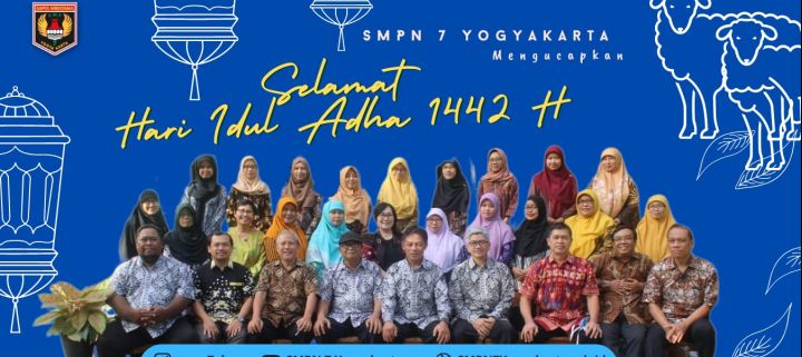  SMP Negeri 7 Yogyakarta mengucapkan Selamat Hari Raya Idul Adha 1442 H