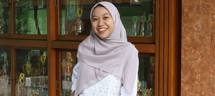 Mengenal lebih dekat pustakawan yang menyenangkan Rahmanda Arianti, S.IP. 