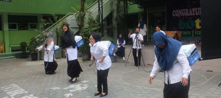 kecerian dalam perlombaan